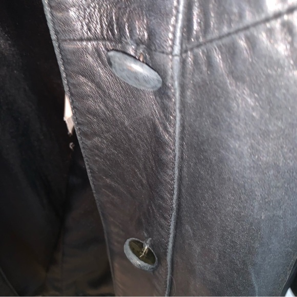 Bod & Christensen Black Mid Length Soft Leather Jacket - Picture 6 of 10